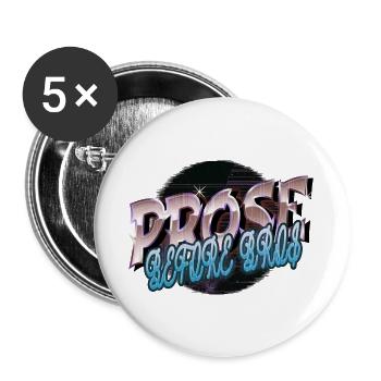 book cat wine cat book connoisseur funny quote - Buttons small 1''/25 mm (5-pack) - white - Front