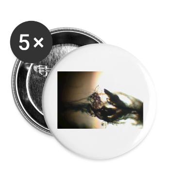 Abstrakt - Buttons klein 25 mm (5er Pack) - Weiß - Vorne