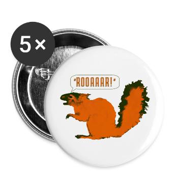Urhorn - Buttons small 1''/25 mm (5-pack) - white - Front