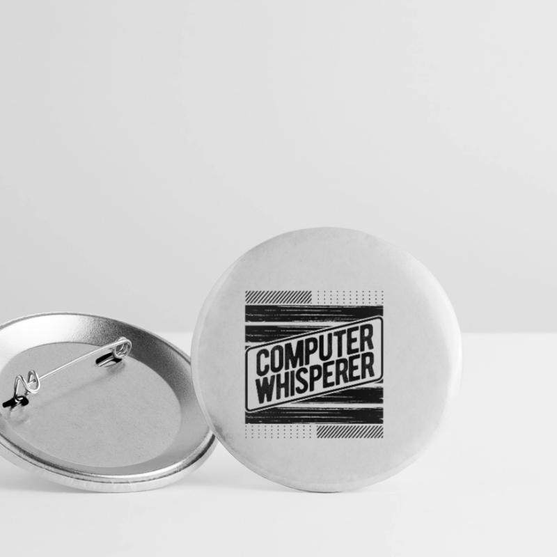 Computerflüsterer Geschenke Computer Geschenk Computer Buttons klein 25 mm (5er Pack)