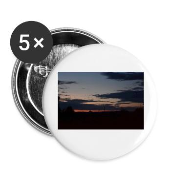 Sunset Produkte - Buttons klein 25 mm (5er Pack) - Weiß - Vorne