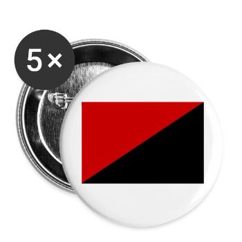 Anarchy - Buttons small 1''/25 mm (5-pack) - white - Front