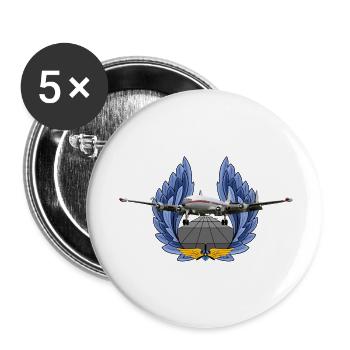 Super Constellation - Buttons small 1''/25 mm (5-pack) - white - Front