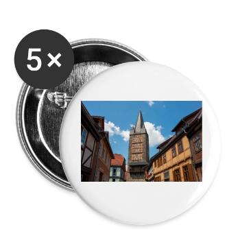 Schreckensturm Quedlinburg - Buttons klein 25 mm (5er Pack) - Weiß - Vorne