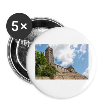 Stiftskirche St. Servatii - Buttons klein 25 mm (5er Pack) - Weiß - Vorne