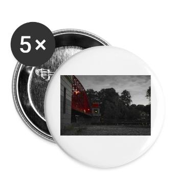 Red Bridge - Buttons klein 25 mm (5er Pack) - Weiß - Vorne