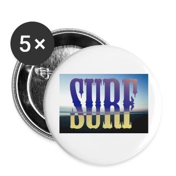 SURF Life - Buttons small 1''/25 mm (5-pack) - white - Front
