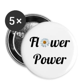 Sprüche - Buttons klein 25 mm (5er Pack) - Weiß - Vorne
