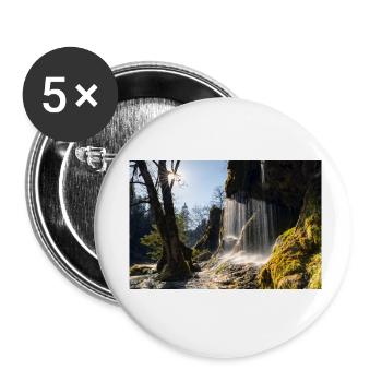 Veil Falls - Buttons small 1''/25 mm (5-pack) - white - Front