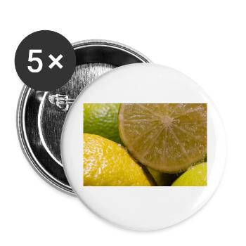 Lime - Buttons small 1''/25 mm (5-pack) - white - Front