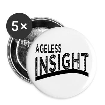 ancient wisdom wisdom teachings cool - Buttons klein 25 mm (5er Pack) - Weiß - Vorne