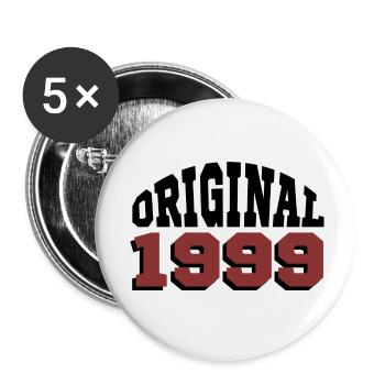 Original 1999 - Buttons klein 25 mm (5er Pack) - Weiß - Vorne
