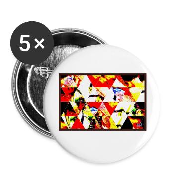 161700 - Buttons small 1''/25 mm (5-pack) - white - Front