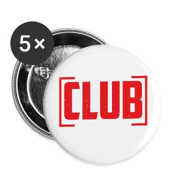 Millionaire Club Member 36 - Buttons klein 25 mm (5er Pack) - Weiß - Vorne