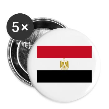 Ägypten - Buttons klein 25 mm (5er Pack) - Weiß - Vorne