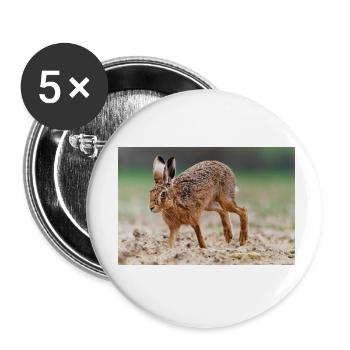 000 4929 - Buttons small 1''/25 mm (5-pack) - white - Front