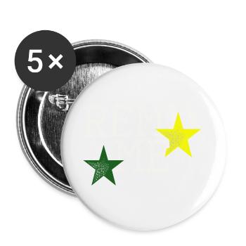 Remix me - Buttons small 1''/25 mm (5-pack) - white - Front