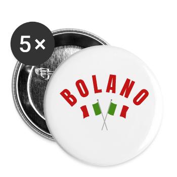 Bolano Italian Flags - Buttons small 1''/25 mm (5-pack) - white - Front