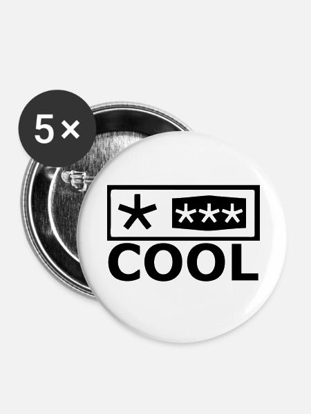 Kühlschrank - Buttons klein 25 mm (5er Pack) - Weiß
