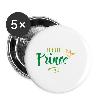 little prince - Buttons klein 25 mm (5er Pack) - Weiß - Vorne