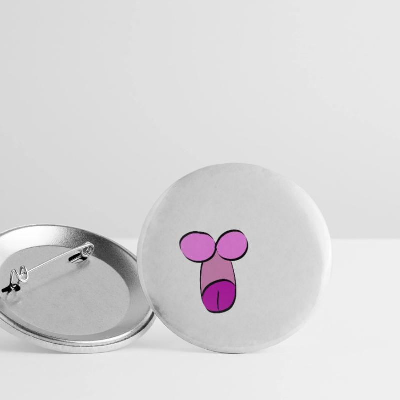 Gros pénis queue queue bite Lot de 5 petits badges (25 mm)