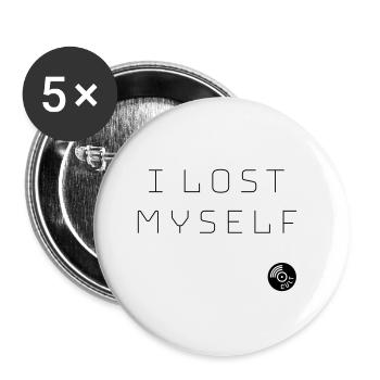 I Lost myself - Radiohead - Karma Police - Buttons klein 25 mm (5er Pack) - Weiß - Vorne