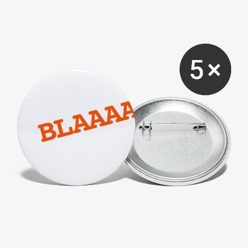BLAAA schraeg - Buttons klein 25 mm (5er Pack)