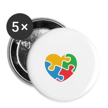 Choose to Include Special Education Sped Teacher - Buttons small 1''/25 mm (5-pack) - white - Front