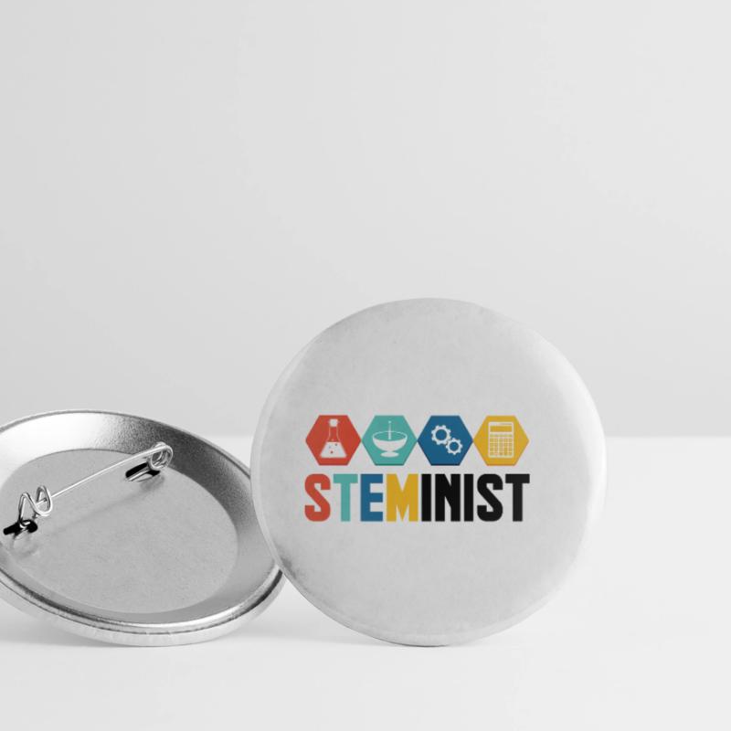 Steminist Graphic Coder Programmer Computer Geek P Buttons klein 25 mm (5er Pack)