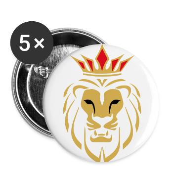 König der Löwen - König der Löwen - Buttons klein 25 mm (5er Pack) - Weiß - Vorne