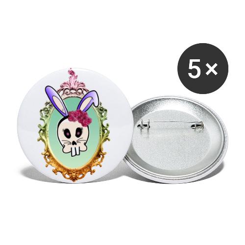 Miss Scully-Bunny - Buttons klein 25 mm (5er Pack)