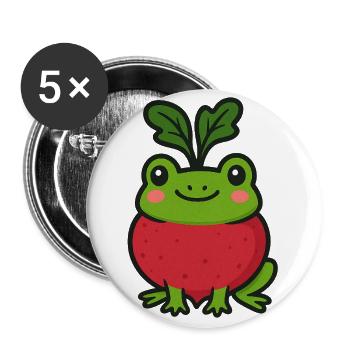 Sir Rübenquak - Buttons klein 25 mm (5er Pack) - Weiß - Vorne