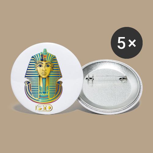 TUTANCHAMUN I Tutankhamen - Buttons klein 25 mm (5er Pack)