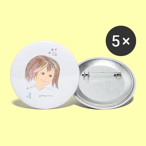 Pinni® Desing by Emmy Hanna - Buttons klein 25 mm (5er Pack)