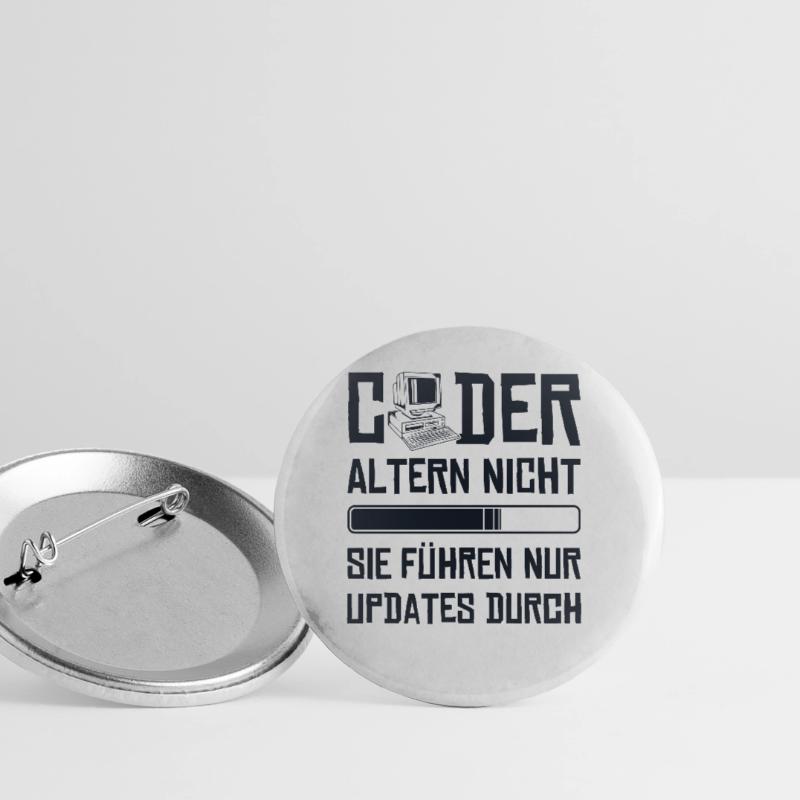 Coder Altern Nicht Developer Softwareingenieur Buttons klein 25 mm (5er Pack)