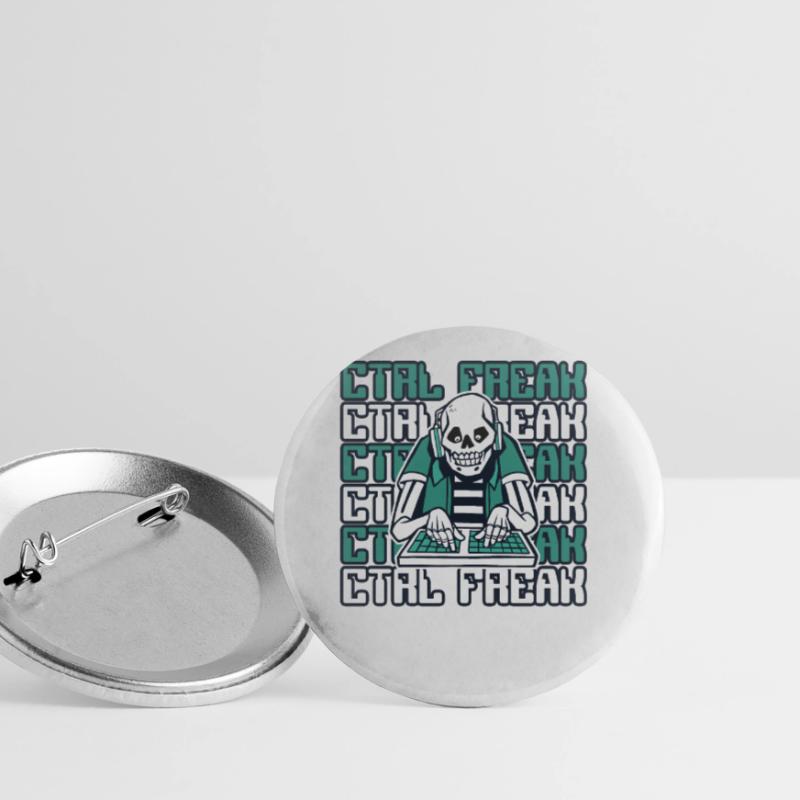 CTRL Freak Softwareentwickler Developer Buttons klein 25 mm (5er Pack)