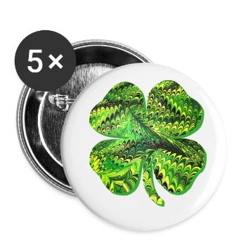 Clover E 35 - Buttons small 1''/25 mm (5-pack) - white - Front