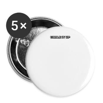 Billiards - Chalk It Up - Buttons small 1''/25 mm (5-pack) - white - Front