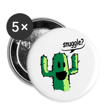 snuggle - Buttons klein 25 mm (5er Pack) - Weiß - Vorne