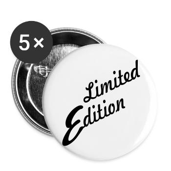 limited edition - Buttons klein 25 mm (5er Pack) - Weiß - Vorne