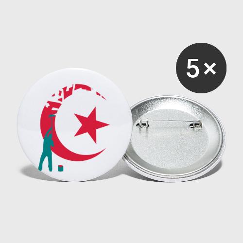 Algérie for Ever - Lot de 5 petits badges (25 mm)