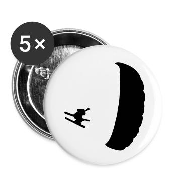 Speedflying / Speedriding /Speedgliding - Buttons small 1''/25 mm (5-pack) - white - Front
