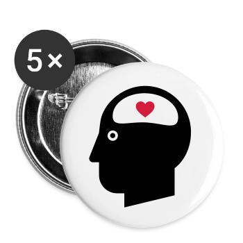 Hang on to a dream - Buttons klein 25 mm (5er Pack) - Weiß - Vorne