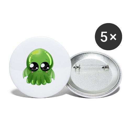 Super süßer Cthulhu - Buttons klein 25 mm (5er Pack)