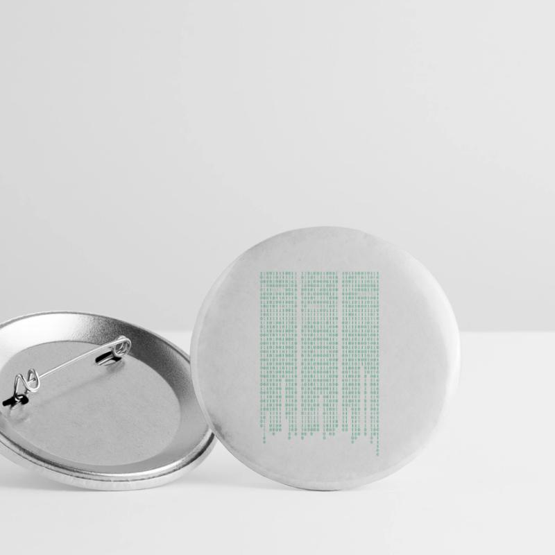 Matrix code Buttons klein 25 mm (5er Pack)