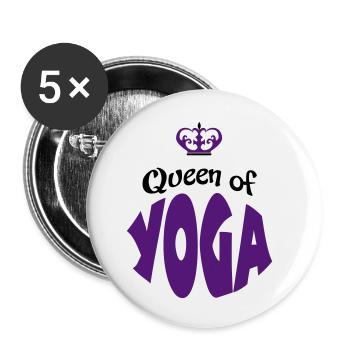 yoga - Buttons klein 25 mm (5er Pack) - Weiß - Vorne