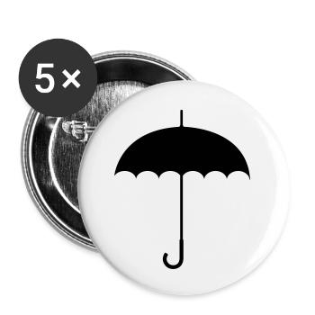 Umbrella - Buttons small 1''/25 mm (5-pack) - white - Front