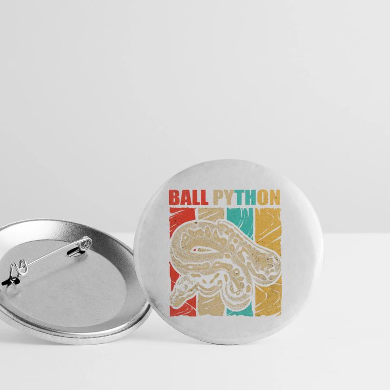 Python Buttons klein 25 mm (5er Pack)