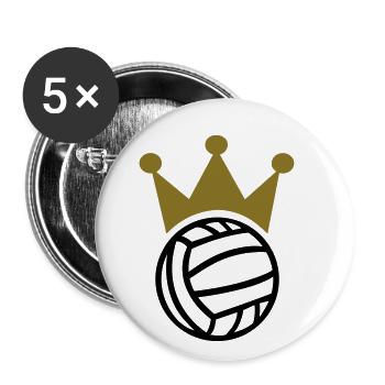 Water polo - Buttons small 1''/25 mm (5-pack) - white - Front