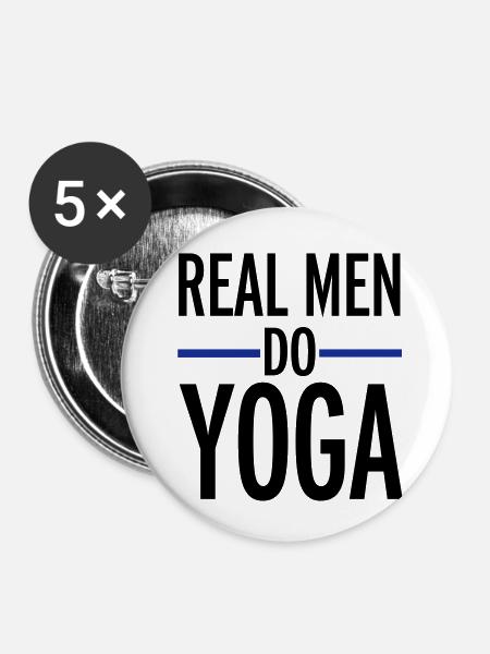 Yoga - Buttons klein 25 mm (5er Pack) - Weiß
